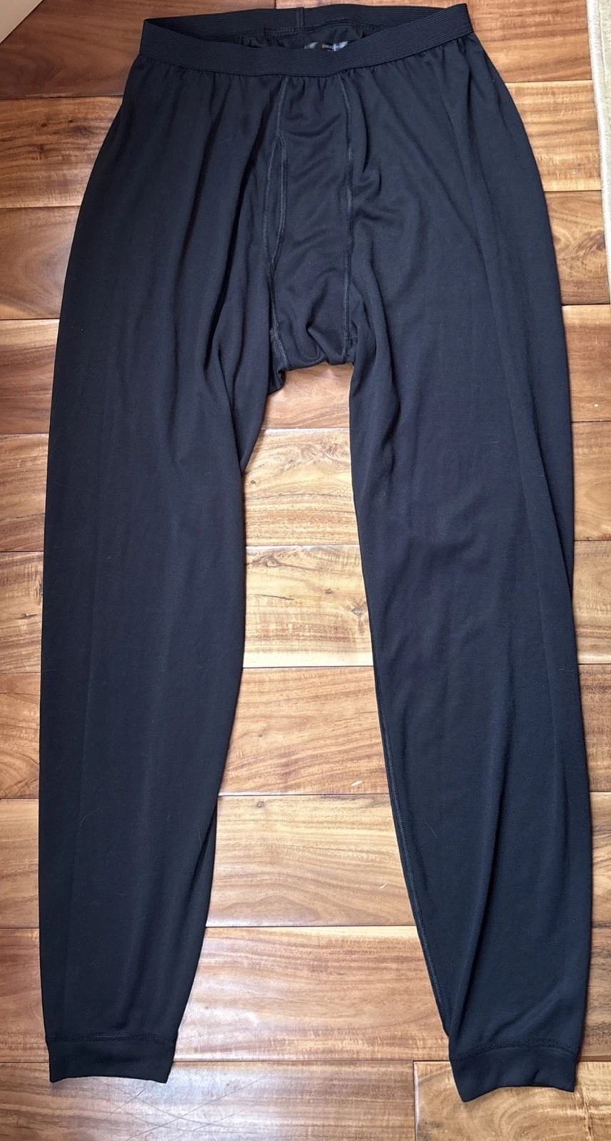 Men’s Patagonia Capilene Pants Black Base Layer Thermal Size XL
