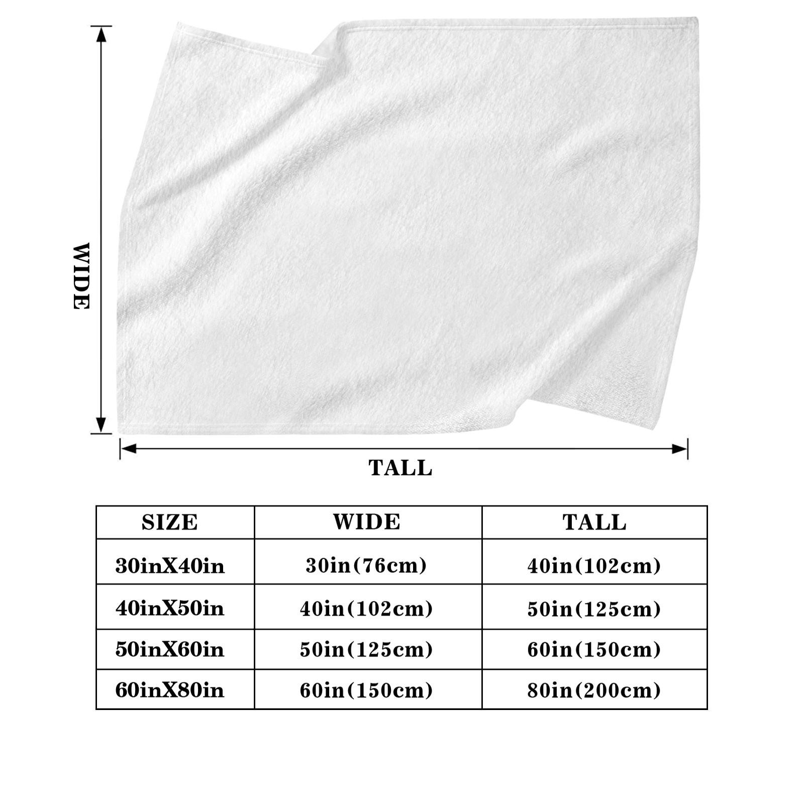 [Custom Photo Throw] Cozy, Soft Custom Photo & Text Flannel Throw Blanket Gift &radic;