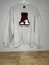 Vintage Jansport ALMA Crew Neck Sweatshirt Size XL Made In USA Gray Long Sleeve
