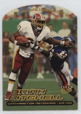 2000 Fleer Ultra Gold Medallion Brian Mitchell #93G 11pj