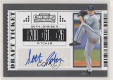 2019 Panini Contenders Draft Picks Draft Ticket Auto Seth Johnson #11 Auto gn7