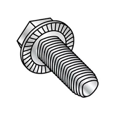 #8-32 x 1/4 in Hex Hex Machine Screw, Zinc Plated Steel, 10000 PK, 0804RWS