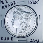 1888 MORGAN SILVER DOLLAR HI GRADE GENUINE U.S. MINT RARE COIN 2698