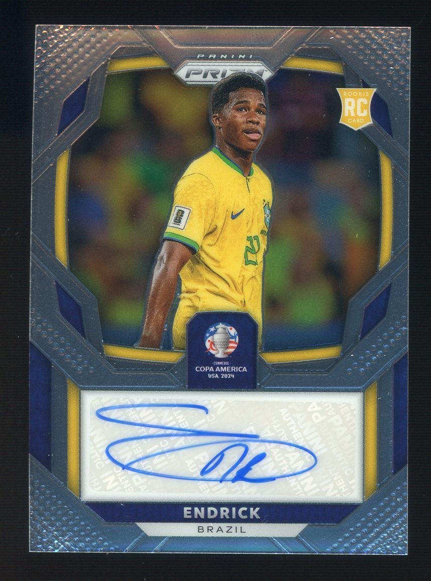 2024 Panini Prizm Copa America Soccer Endrick Brazil RC Rookie AUTO