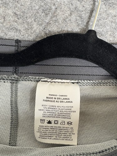 NIKE PRO DRI-FIT Large Men's Cropped Tights Gray - Picture 5 of 10