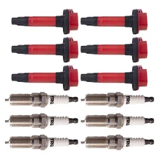 TRQ Ignition Coil & Spark Plug Kit 12 Piece Iridium Compatible with 2011-2016