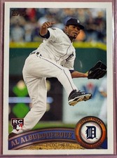 2011 Topps Update Series Al Alburquerque Rookie Card #US165 Detroit Tigers