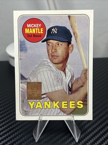 1996 Topps Mickey Mantle Commemorative Reprints 1969 #500 MLB HOF NM/Mt