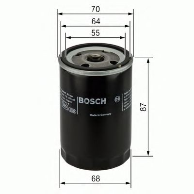 #ad Genuine BOSCH CAR OIL FILTER P2041 0986452041 AU $9.02