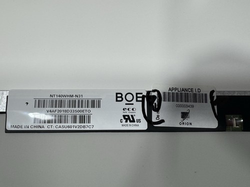 Genuine BOE NT140WHM-N31 14" Laptop Screen Glossy LCD Display Panel - Picture 3 of 4