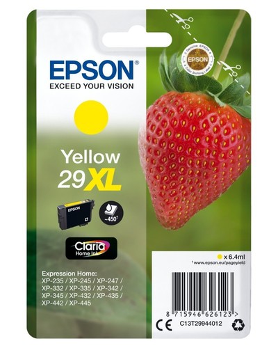 Epson Strawberry Cartridge Strawberries Yellow Inks Claria Home 29XL - 第 1/2 張圖片
