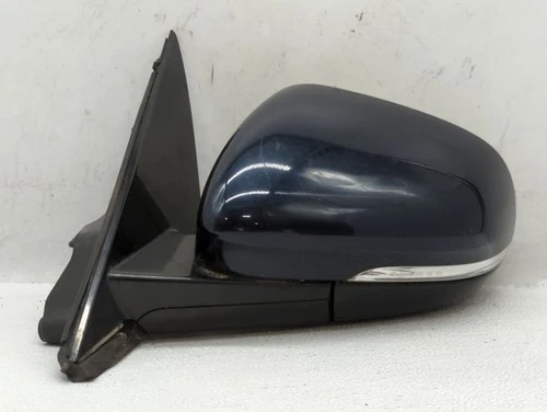 2010-2015 Jaguar Xf Driver Left Side View Manual Door Mirror Black EXJIR