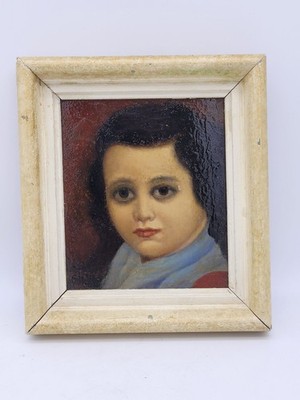 Claes Huisman (1885-1923) Gemälde  Mädchen Portrait, sign.