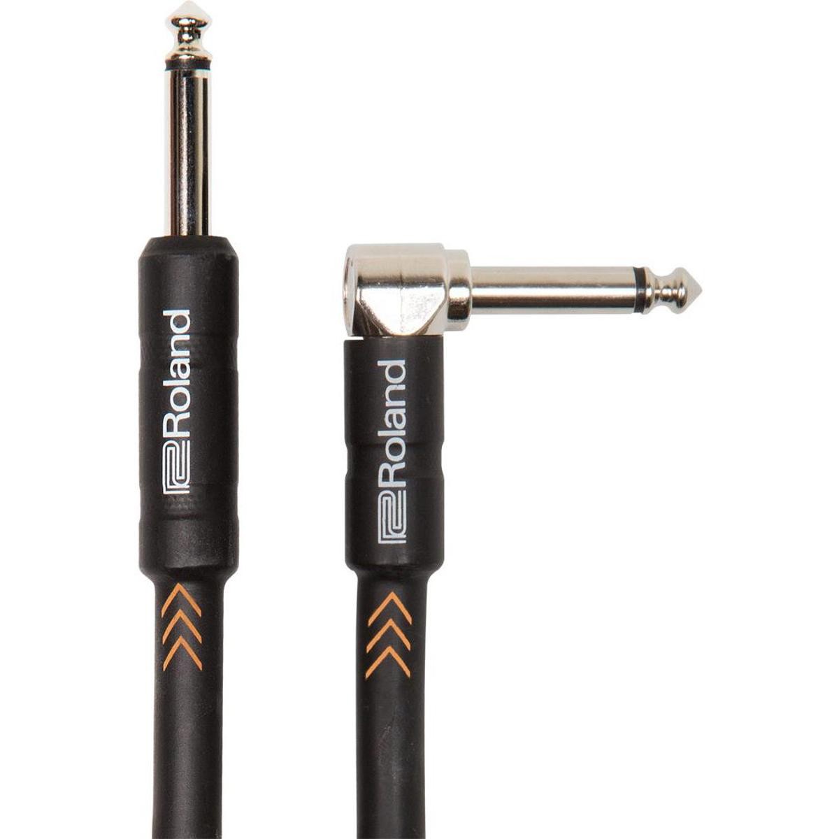 Roland Black Series 5 Instrument Cable AngledStraight 14 Jack 4590₽