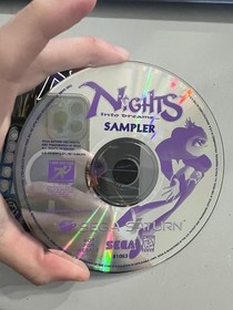 Nights Into Dreams Sampler Sega Saturn CD - Tested - Authentic