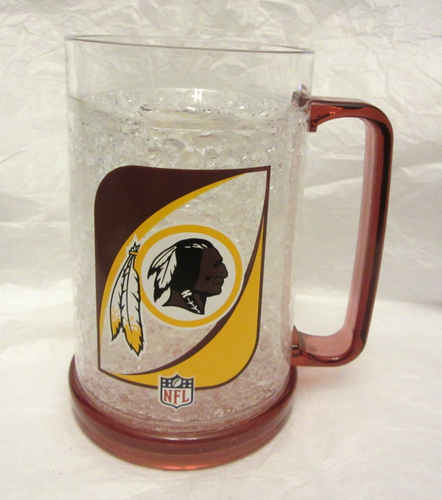 VTG NFL Washington Redskins Duek House Sports Crystal Mug 6" Tall