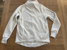 Athleta Heather Gray X-SMALL Cozy Karm Twist Neck Sweatshirt Soft Tunic NWOT