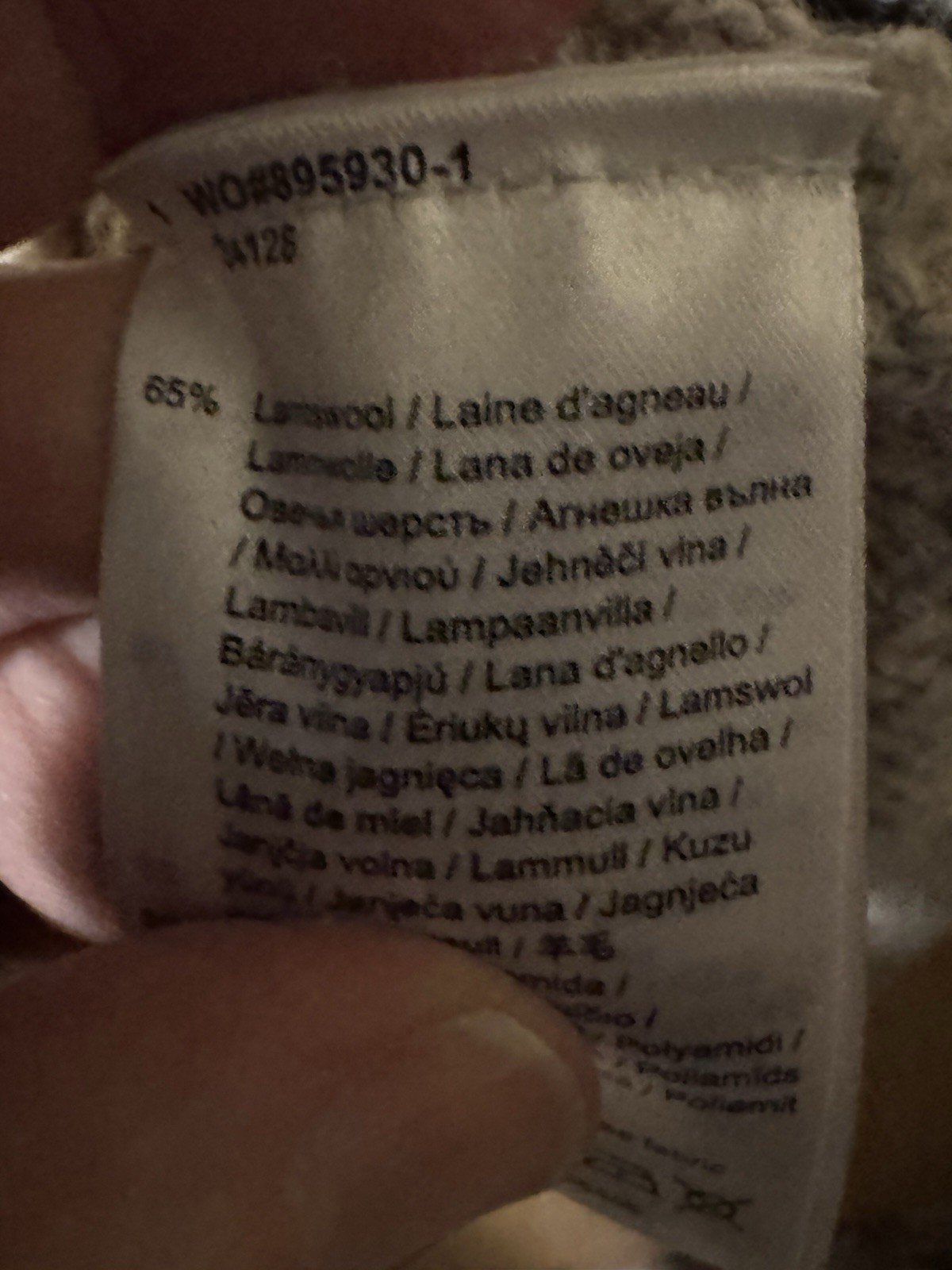 Helly Hansen Large Gray Wool Full Zip Sweater - image 6