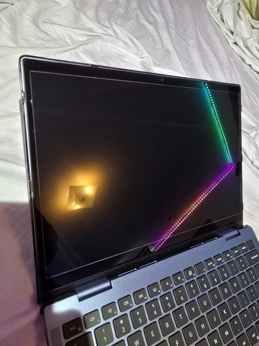 Dell - Inspiron 14 2-in-1 14" Touch Screen Laptop - AMD Ryzen 5 (Lavender Blue) - Picture 12 of 24