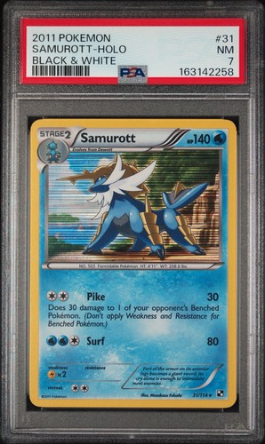 Samurott graded PSA 7 for sale on eBay