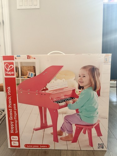 Hape Happy Grand Piano, Pink