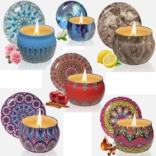 6 Pack Scented Candles Gifts for Women 15oz Home Scented Candles 72 Hour Aromat