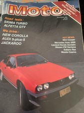 #4 Modern Motor Car Magazine 1981 November Sigma Turbo Mini Cooper Jackaroo