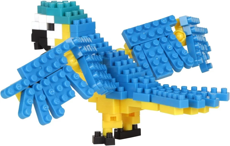 Nanoblock Blue-and-Yellow Macaw NBC343 - Image 2 of 3