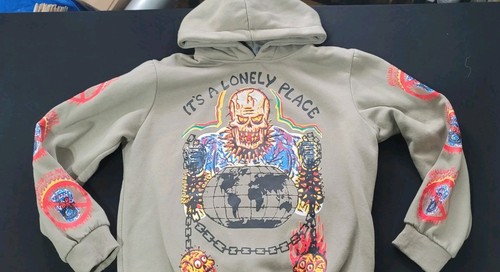 XXXTentacion Lonely Place Hoodie Yeezy Hold The Gate Konzert Tour Fleece Y2K