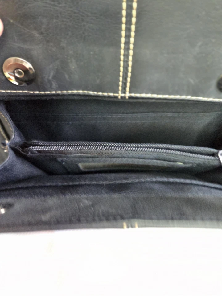 Bolso de hombro Rosetti New York vintage para mujer en azul oscuro Foto 3 de 4