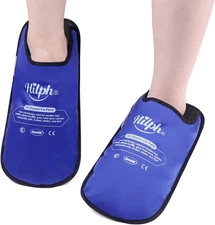 Hilph Foot Ice Pack Slippers for Plantar Fasciitis & Bunion 2 Packs, HSA or FSA 