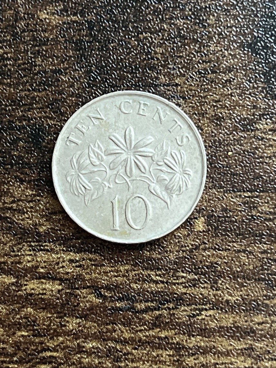 1991 Singapore 10 Ten Cents Actual Coin TB5978* | eBay