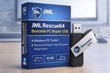64GB USB 3.2 Bootable PC Repair Tool   Windows 11/10 Recovery, WinPE Pass Reset