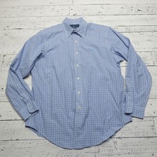 Ralph Lauren Shirt Mens Large Classic Fit Long Sleeve Button Down Dress Shirt