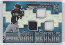 2021 Spectra Building Blocks Materials Neon Blue Prizm 13/50 Luis Gonzalez 0c6