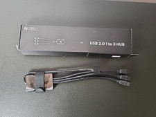 Lian Li PW-U2HB , Interal USB 2.0 1 to 3 HUB, Black     