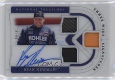 2022 Panini National Treasures Three Wide Signatures 13/50 Ryan Newman Auto 0z5