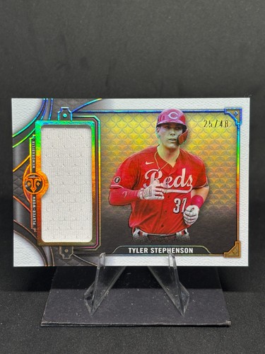 Tyler Stephenson 2022 Topps Triple Threads Jumbo Relics /48 #SJR1-TST Reds