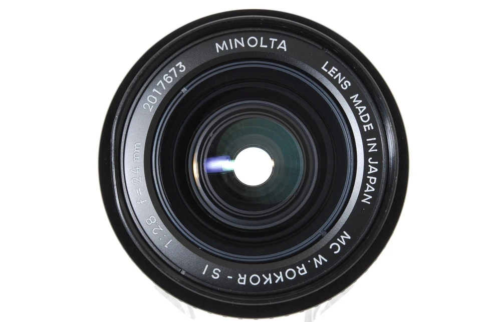 【Casi Como Nuevo】Minolta Nuevo MC W.Rokkor-SI 24mm F2.8 Gran Angular MF Lente de Japón Foto 3 de 4