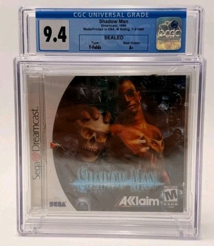 🌀 9.4 A+ Sealed 🌀 Shadow Man 🌀 SEGA Dreamcast 🌀 Graded CGC 🇺🇸 US Seller - Picture 2 of 7