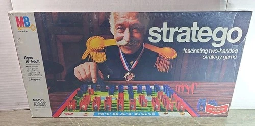 Sealed Vintage 1977 Stratego Milton Bradley MB Board Game Strategy