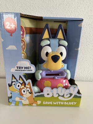 Bluey Save with Bluey Figur aus Kunststoff mit Sound & Münzen 2+