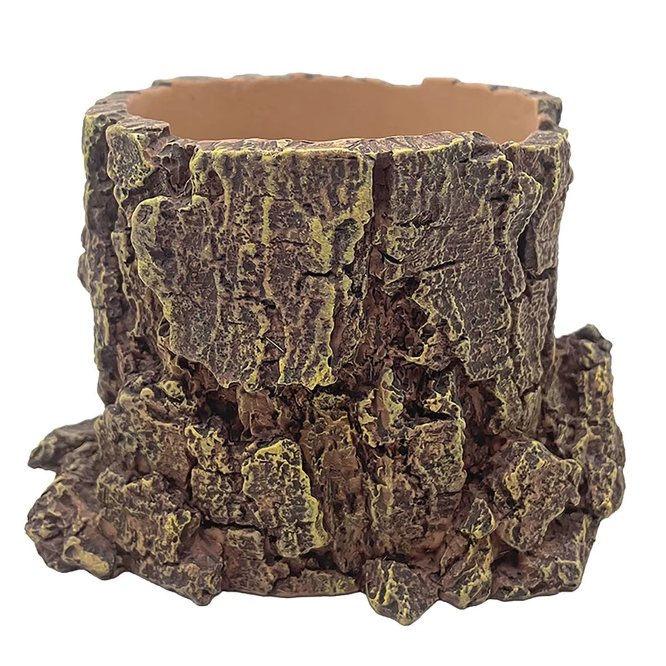 Hobby Forest Stump Tronco Con Cueva Oculta Refugio Terrario Reptiles - Imagen 1 de 4