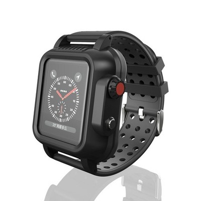For Apple Watch Series 10 9 8 7 6 5 4 3 2 Military iWatch Band Strap+Rugged Case