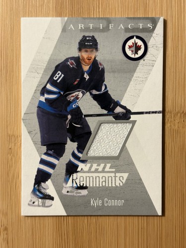 2025-26 Upper Deck Artifacts NHL Remnants Materials Kyle Connor Game Used Jersey