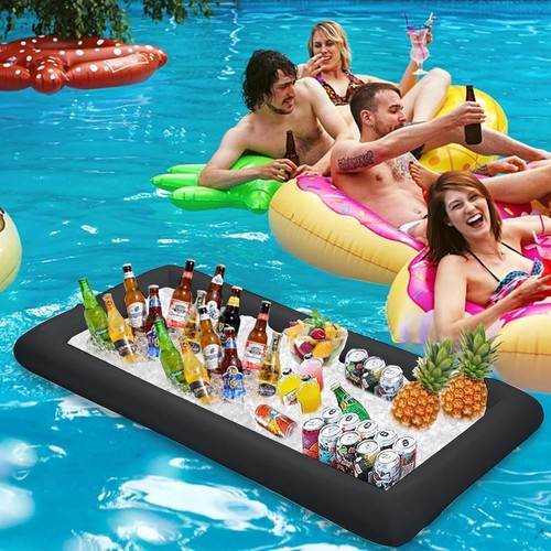 Inflatable Ice Buffet Serving Tray Cooler for Drinks & Food - Picture 5 of 5