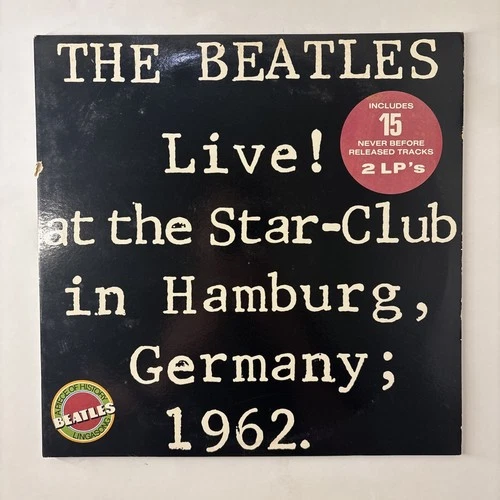 THE BEATLES Live! At The Star-Club In Hamburg Germany 2xLP LS-2-7001