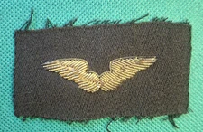 US Army Air Force WW2 Flight Instructor Bulllion Flight Wing/Badge Patch