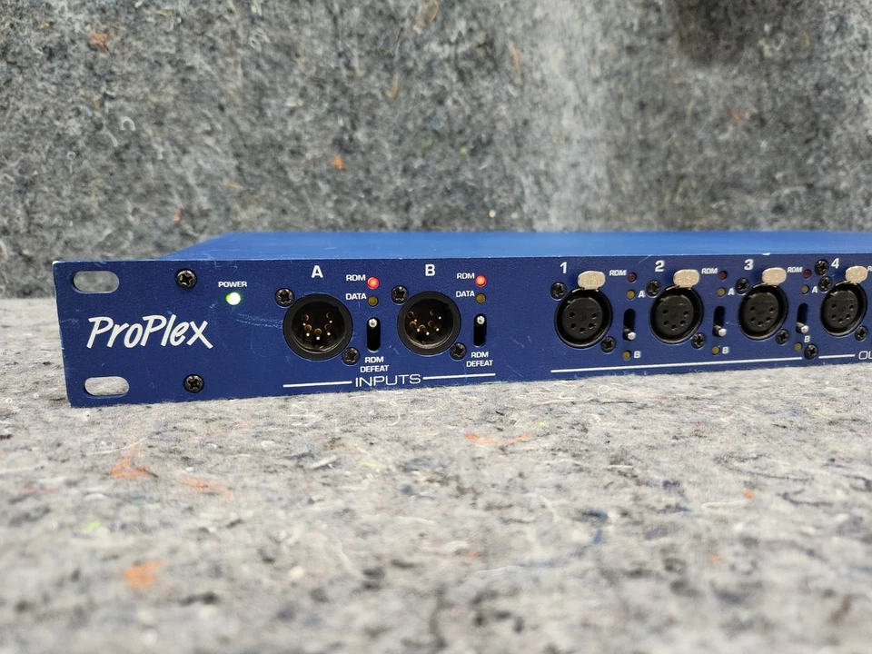 TMB ProPlex DMX512 Opto-Splitter 2x8 w/RDM (2x 5-Pin XLR In, 8x Out) PPDDS285RR - Image 2 of 4