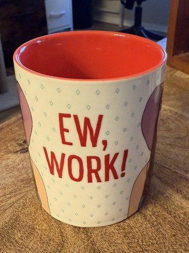 New, Alexis Rose Schitt’s Creek “Ew, Work” Colorful Ceramic Mug by The Found. - Picture 3 of 6